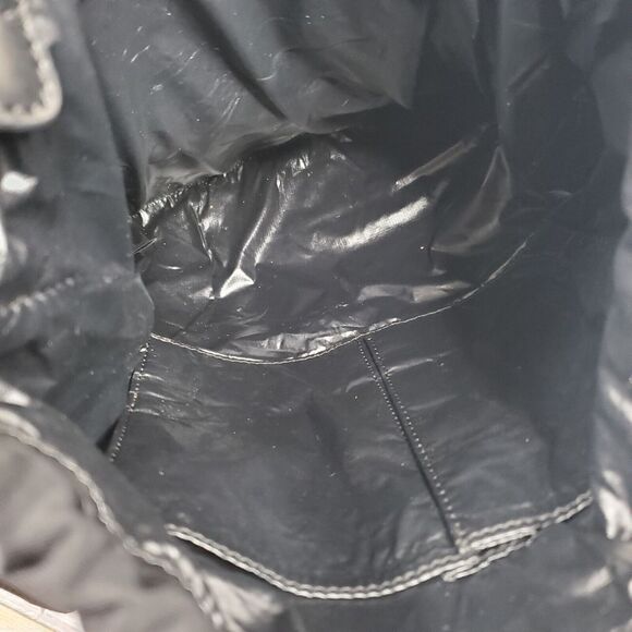 Rebecca Minkoff Small Nylon Backpack Black Drawstring Lightweight - Picture 9 of 14